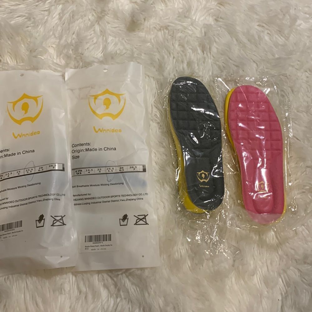 Winnideo BUNDLE of 2 ortho shoe memory foam insoles (tagged mens/crossposted)
